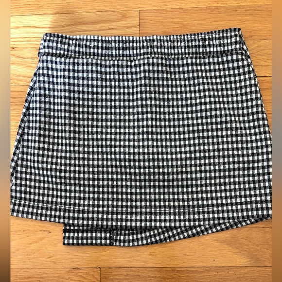 NWOT Justice skort black and white checker - Picture 4 of 6